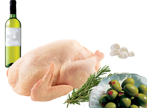 Κοτόπουλο με ελιές